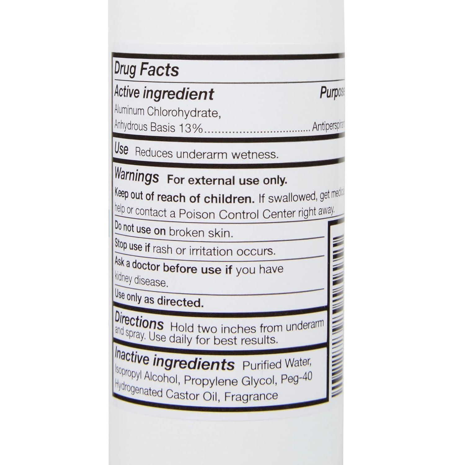 image:imageMcKesson AntiPerspirant Deodorant Spray Fresh Scent 4 oz 48 Count