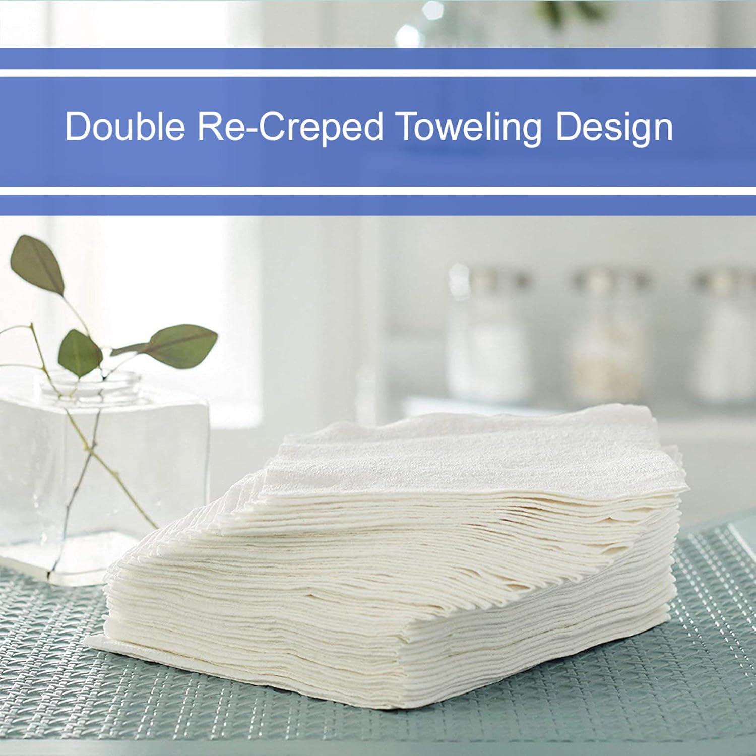 image:imageMcKesson Disposable Washcloths Soft Absorbent and Strong 13 in x 13 in 50 Count 16 Packs 800 Total13 in x 13 in 500 Count