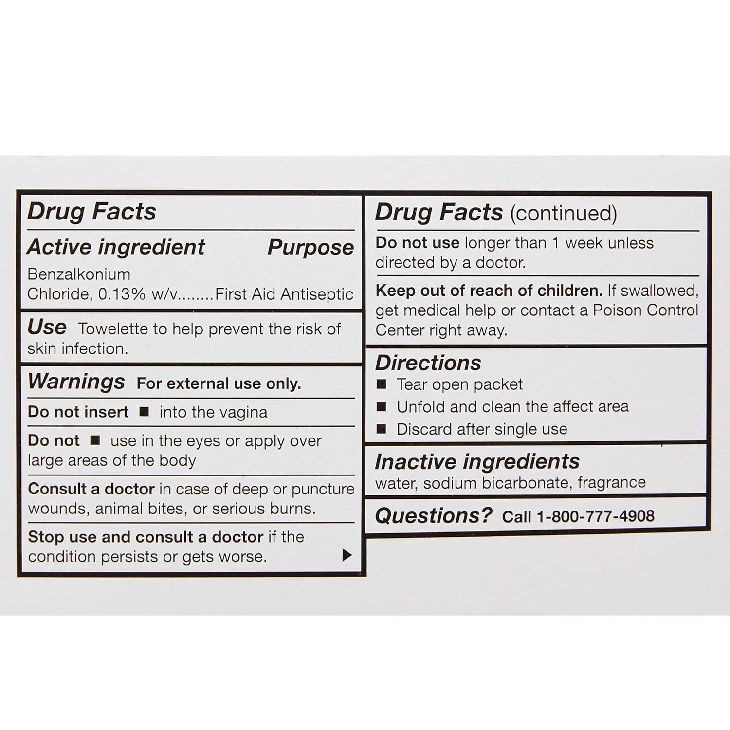 image:imageMcKesson Obstetrical Antiseptic Towelettes Wipes Sterile Individual Packet Clean Scent 100 Count 1 Pack1 Count Pack of 1000