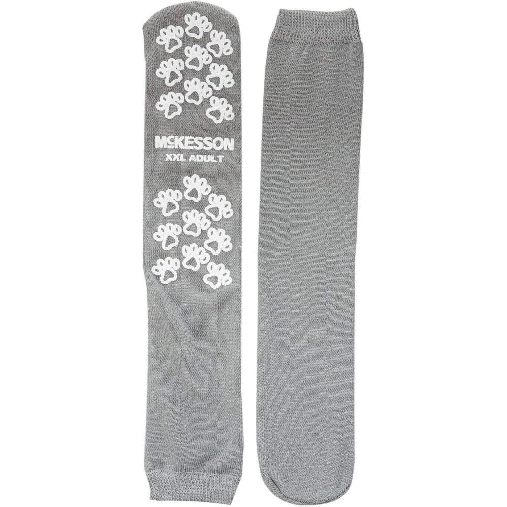 image:imageMcKesson Performance Terry Slipper XXLarge Adult Grey  1 Pair  Model 403800