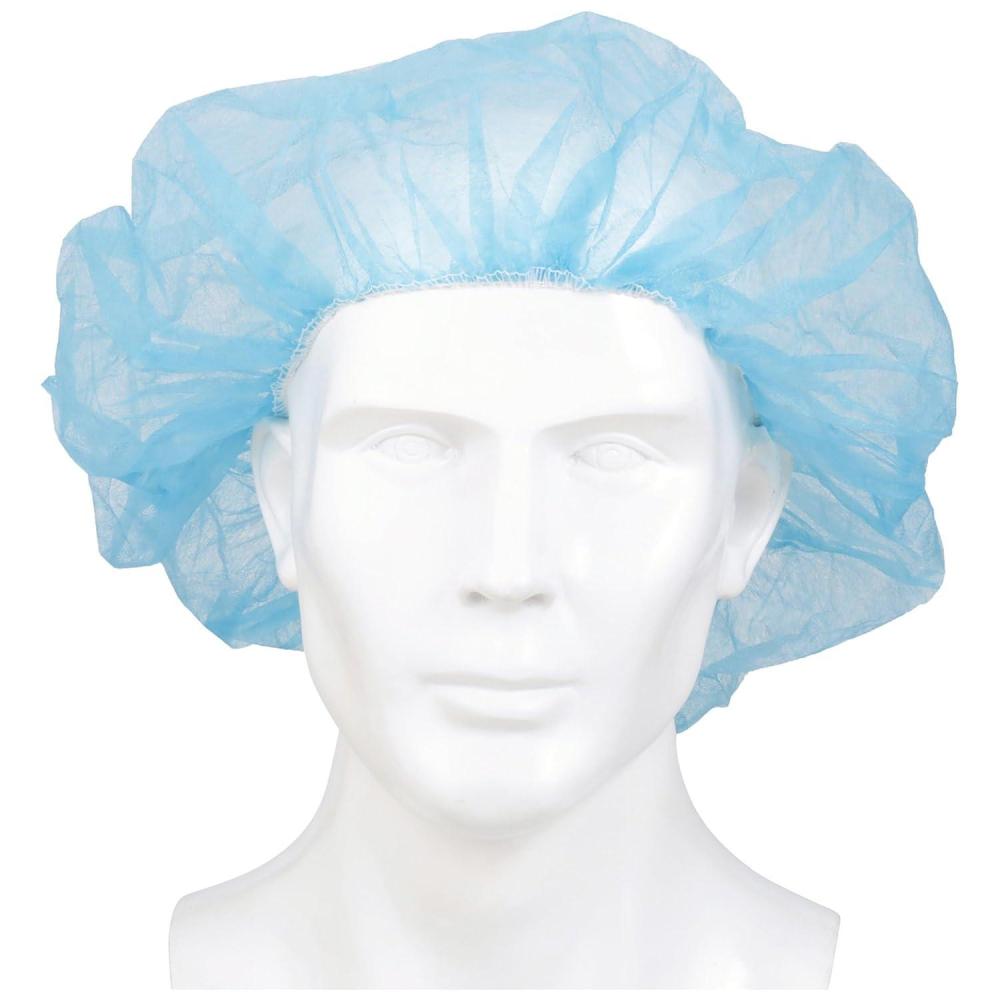 image:imageMcKesson Surgical Caps for Women or Men Elastic Closure Bouffant Cap Disposable Hygienic Hair Cover 24 in 100 Count