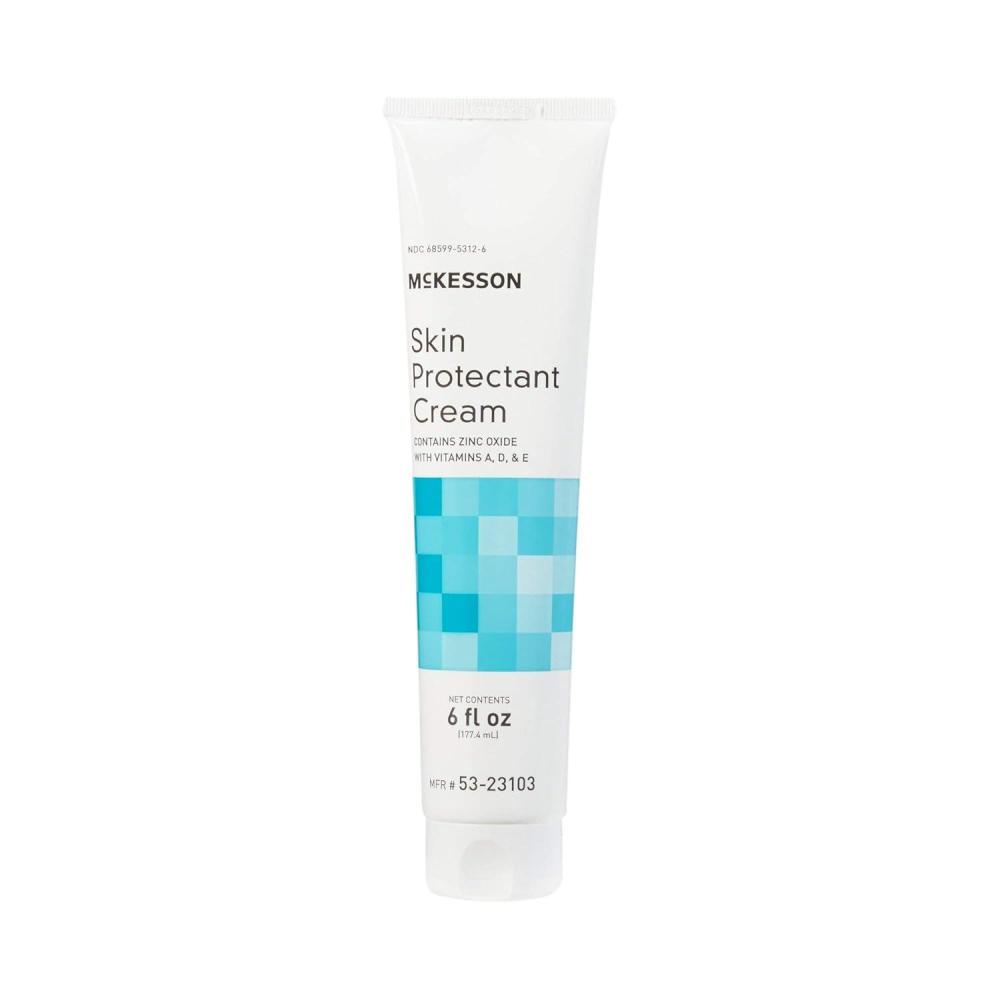 image:imageMcKesson Vitamin A amp D Skin Protectant Cream with Zinc Oxide Incontinence Barrier Cream Diaper Rash Healing Dry and Cracked Skin 6 oz 24 Count6 Ounce Pack of 24
