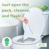 McKesson Adult Flushable Wet Wipes – 144 Count (3 Pack of 48) – Aloe & Vitamin E, Plant-Based Cleansing Wipes, Unscented