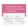 McKesson Alcohol Prep Pads [Pack of 200] 70% Isopropyl, Individually Wrapped Wipes, Sterile, Medical-Grade, First Aid, Medium(1 Count (Pack of 100))