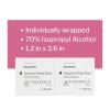 McKesson Alcohol Prep Pads [Pack of 200] 70% Isopropyl, Individually Wrapped Wipes, Sterile, Medical-Grade, First Aid, Medium(1 Count (Pack of 200))