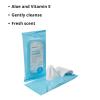 McKesson Bathing Cloth with Aloe & Vitamin E [8 Wipes] No Rinse Shower & Bathing Body Wipes for Adults & Elderly, Disposable Washcloths, pH Balanced, Fresh Scent