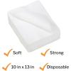 McKesson Disposable Washcloths, Soft, Absorbent and Strong, 13 in x 13 in, 50 Count, 16 Packs, 800 Total(10 in x 13 in  70 Count)