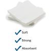 McKesson Disposable Washcloths, Soft, Absorbent and Strong, 13 in x 13 in, 50 Count, 16 Packs, 800 Total(13 in x 13 in  800 Count (16 Packs))