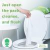 McKesson Flushable* Adult Wet Wipes XL – 288 Wipes (6 Pack of 48) – Aloe & Vitamin E, Plant-Based Cleansing Wipes, Unscented, Extra Large