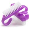 McKesson Nail Brush, Easy Grip Handle, Single Use/Disposable, Purple, 50 Count