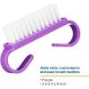 McKesson Nail Brush, Easy Grip Handle, Single Use/Disposable, Purple, 50 Count