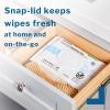 McKesson Washcloth Wipes for Adults, Unscented (3 Pack, 144 Washcloths) Disposable Wash Cloths for Body – Fragrance-Free No-Rinse Formula – Good for Incontinence and Elderly – 48 Wipes Per Pack
