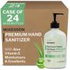 McKesson Hand Sanitizer with Aloe, 18 oz Pump Bottle [Pack of 12] – Bulk, 70% Ethyl Alcohol, Spring Water Scent, No-Rinse Gel with Vitamin E and Moisturizers, Medical-Grade Sanitizer(1 Ounce (Pack of 12))