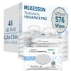 McKesson Washcloth Wipes for Adults, Unscented (6 Pack, 288 Washcloths) Disposable Wash Cloths for Body – Fragrance-Free No-Rinse Formula – Good for Incontinence and Elderly – 48 Wipes Per Pack(48 Count (Pack of 12))