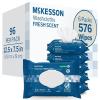 McKesson Washcloth Wipes for Adults, Unscented (6 Pack, 288 Washcloths) Disposable Wash Cloths for Body – Fragrance-Free No-Rinse Formula – Good for Incontinence and Elderly – 48 Wipes Per Pack(96 Count (Pack of 6))