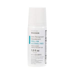 McKesson Antiperspirant Deodorant Roll-On Stick [Pack of 1] Mini Travel Size, Alcohol-Free, Fresh Scent, 1.5 fl oz(1 Ounce (Pack of 1))