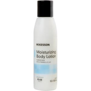 McKesson Moisturizing Body Lotion with Vitamins A, D, E, Summer Rain Scent, 4 oz, 48 Count(1 Ounce (Pack of 1))