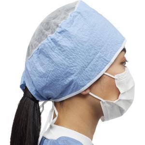 McKesson Surgical Cap – Blue, Disposable Scrub Cap with Tie Closure, O.R. Head Covering for Surgeons – One Size Fits Most, 600 Count