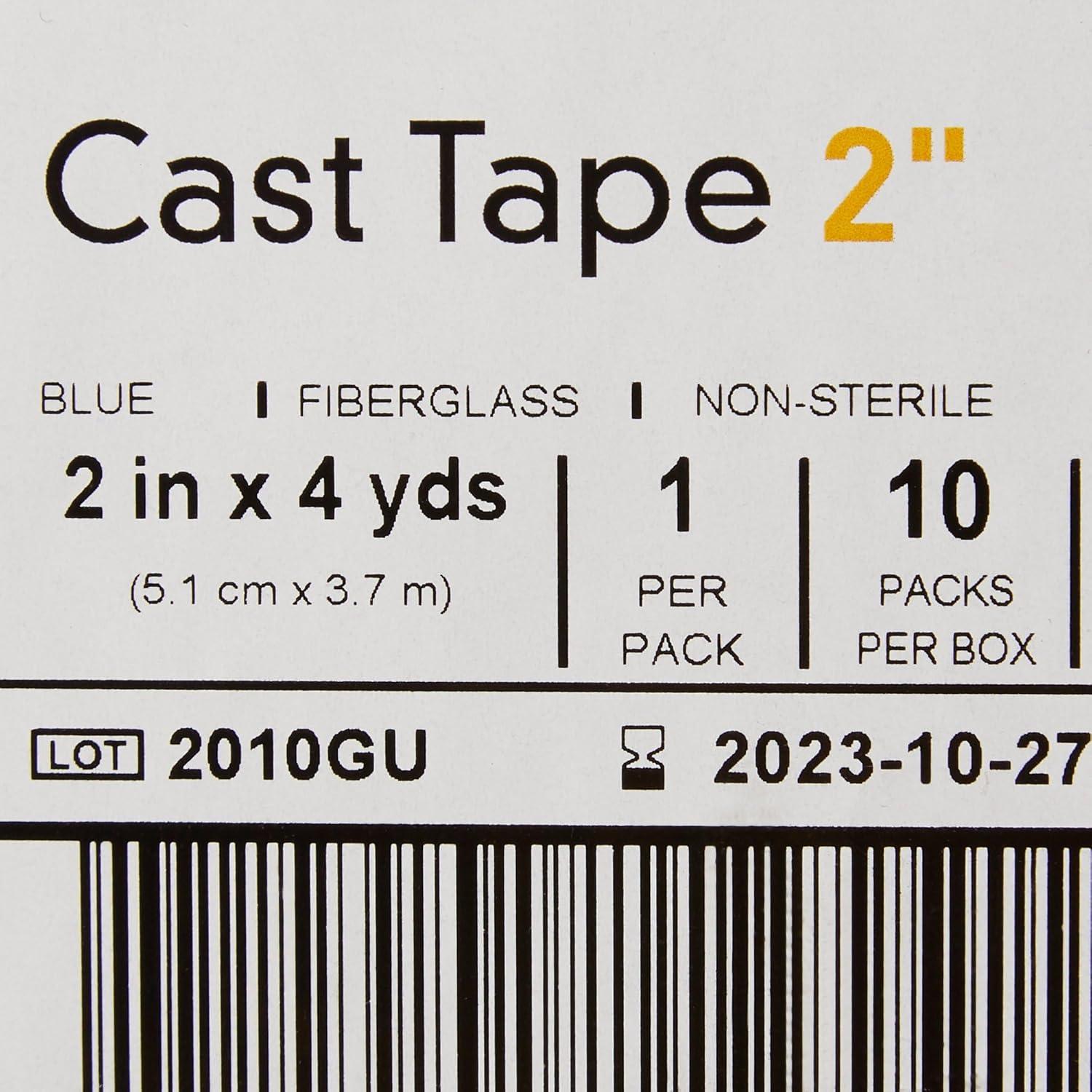 image:image15222200 Cast Tape McKesson 2 Inch X 12 Foot Fiberglass Blue