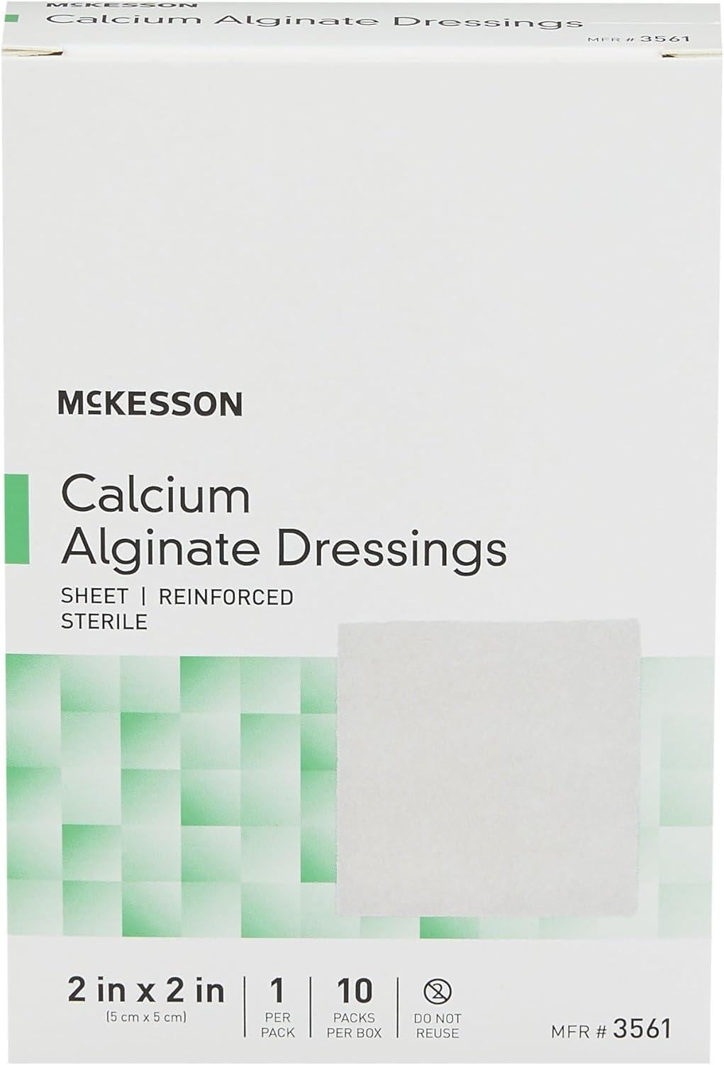image:imageMcKesson Alginate Dressing 2 X 2 Sterile 100 per Case