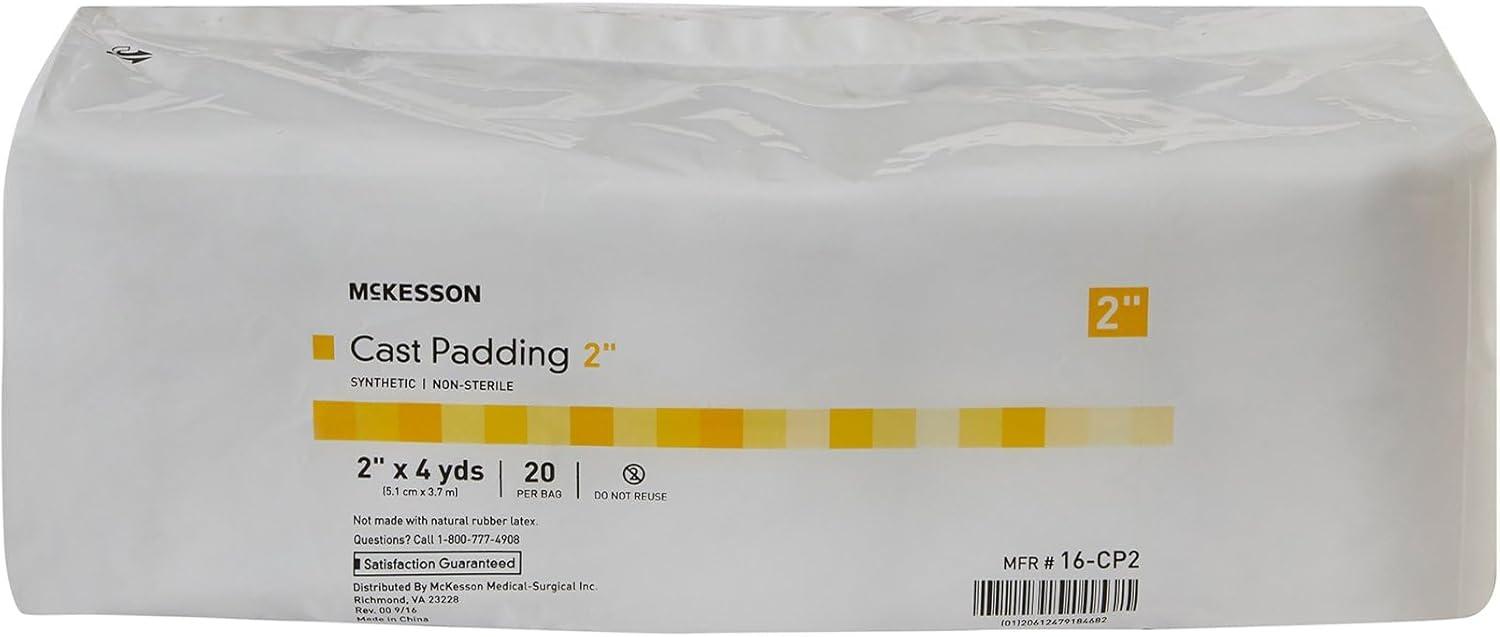 image:imageMcKesson Cast Padding NonSterile Polyester 6 in x 4 yds 20 Count 1 Pack2 Inch X 4 Yard 20 ct