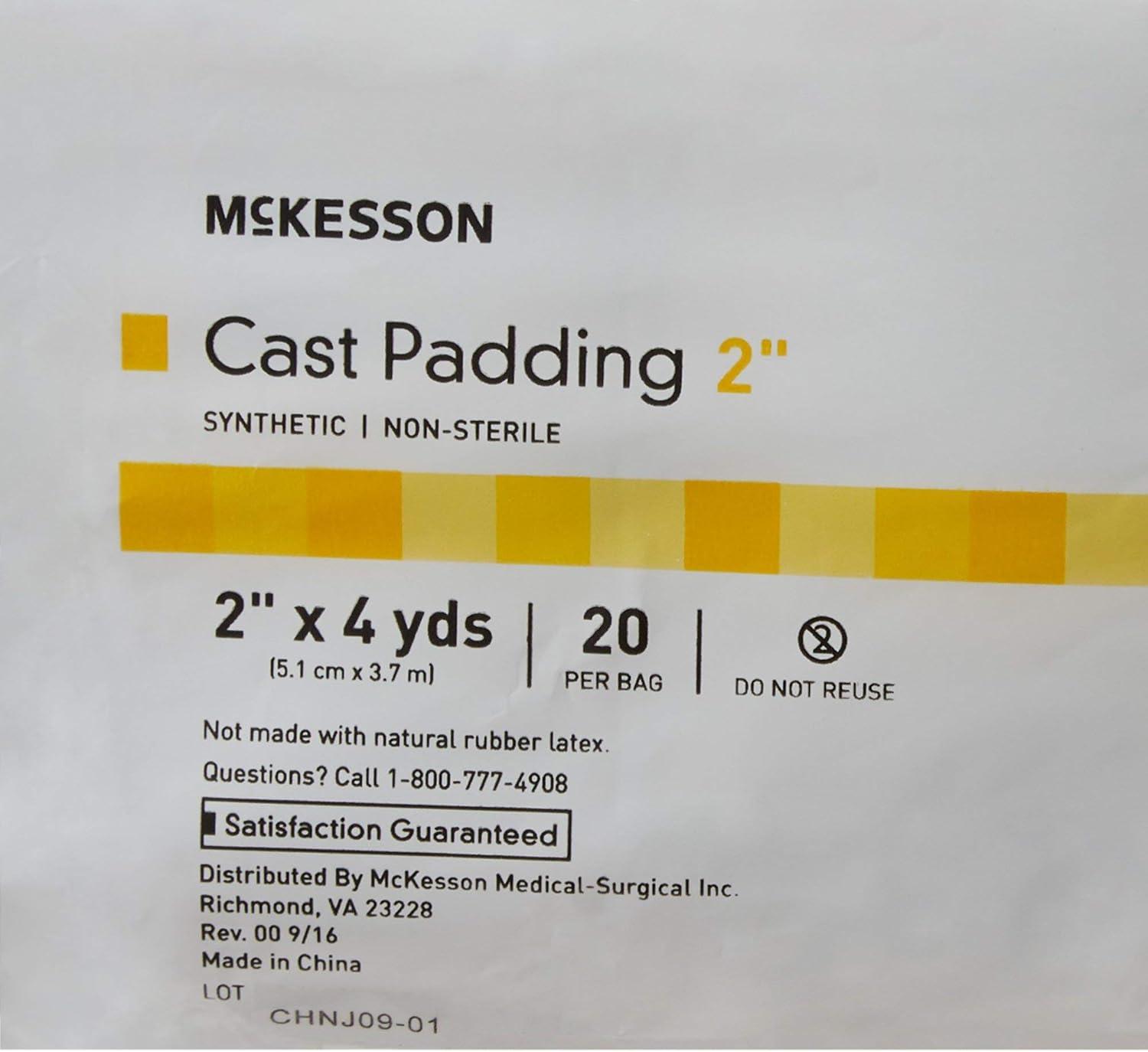 image:imageMcKesson Cast Padding NonSterile Polyester 6 in x 4 yds 20 Count 1 Pack2 Inch X 4 Yard 20 ct