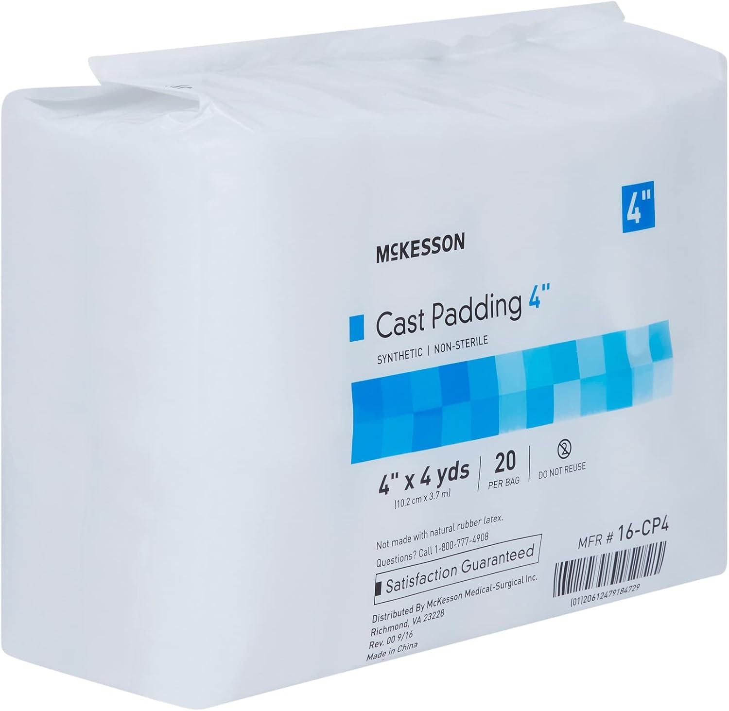 image:imageMcKesson Cast Padding NonSterile Polyester 6 in x 4 yds 20 Count 1 Pack4 Inch X 4 Yard 20 ct