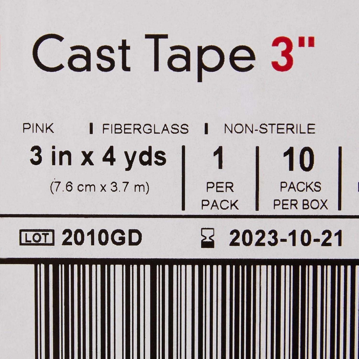 image:imageMcKesson Cast Tape Fiberglass Pink 3 in x 4 yds 1 Count 10 Packs 10 Total3 Inch x 4 yards