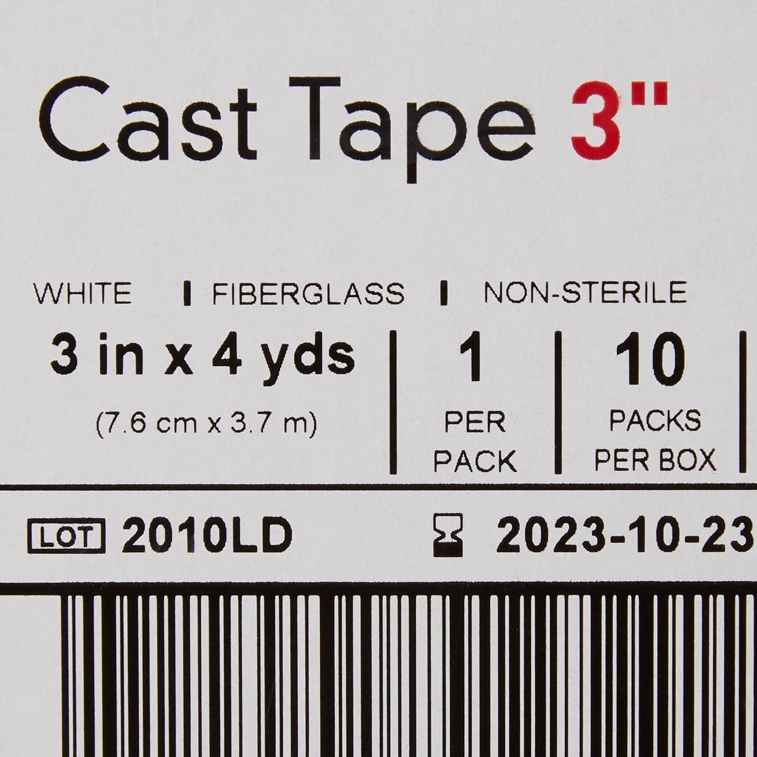 image:imageMcKesson Cast Tape Fiberglass White 3 in x 4 yds 1 Count 10 Packs 10 Total