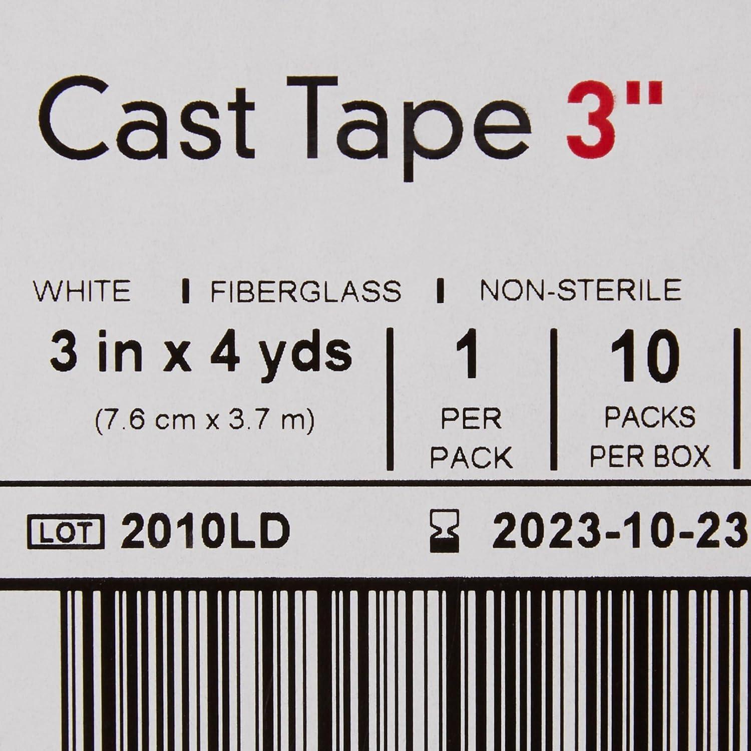 image:imageMcKesson Cast Tape Fiberglass White 3 in x 4 yds 1 Count 10 Packs 10 Total