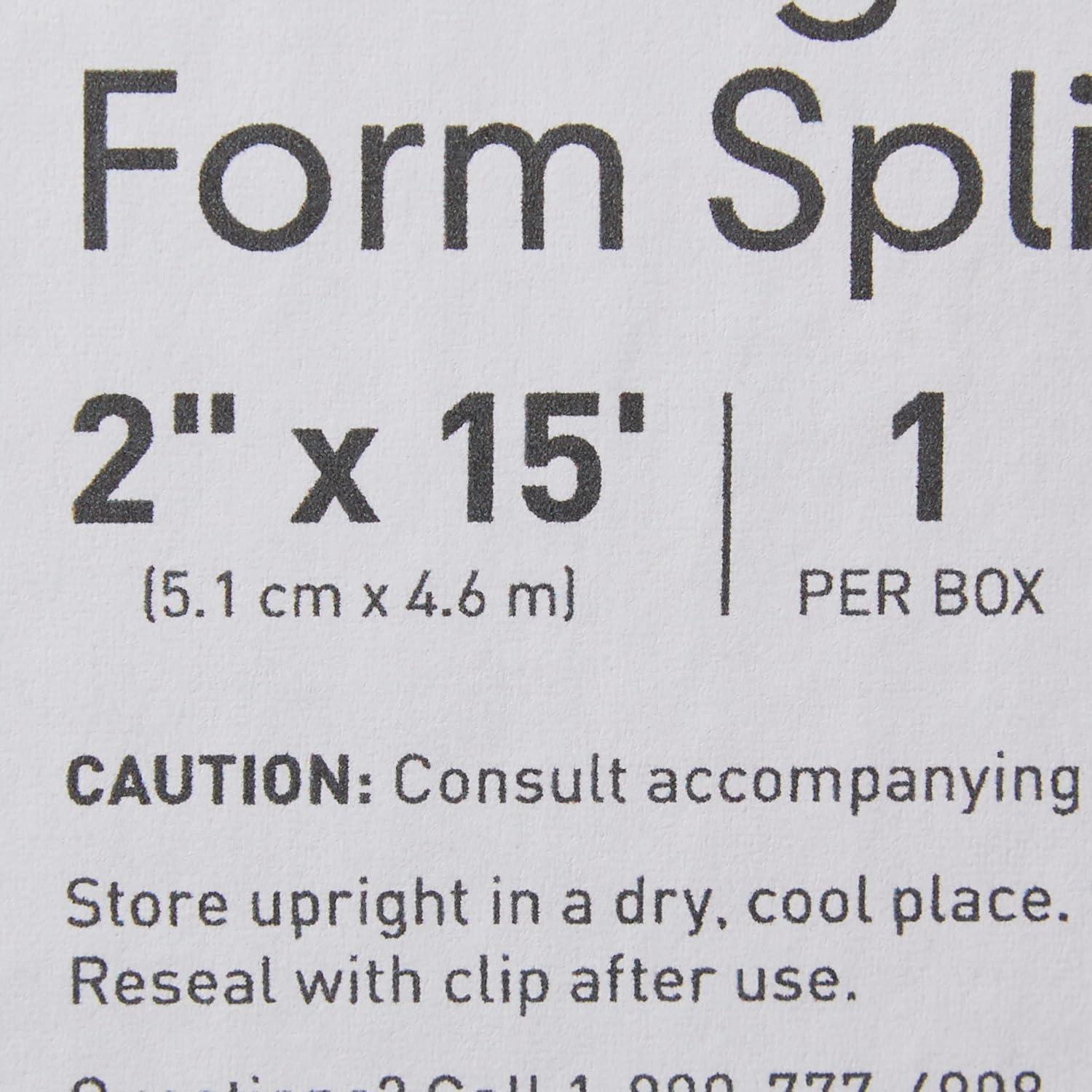 image:imageMcKesson Casting Roll Form Splints Fiberglass White 2 in x 15 ft 1 Count 1 Pack