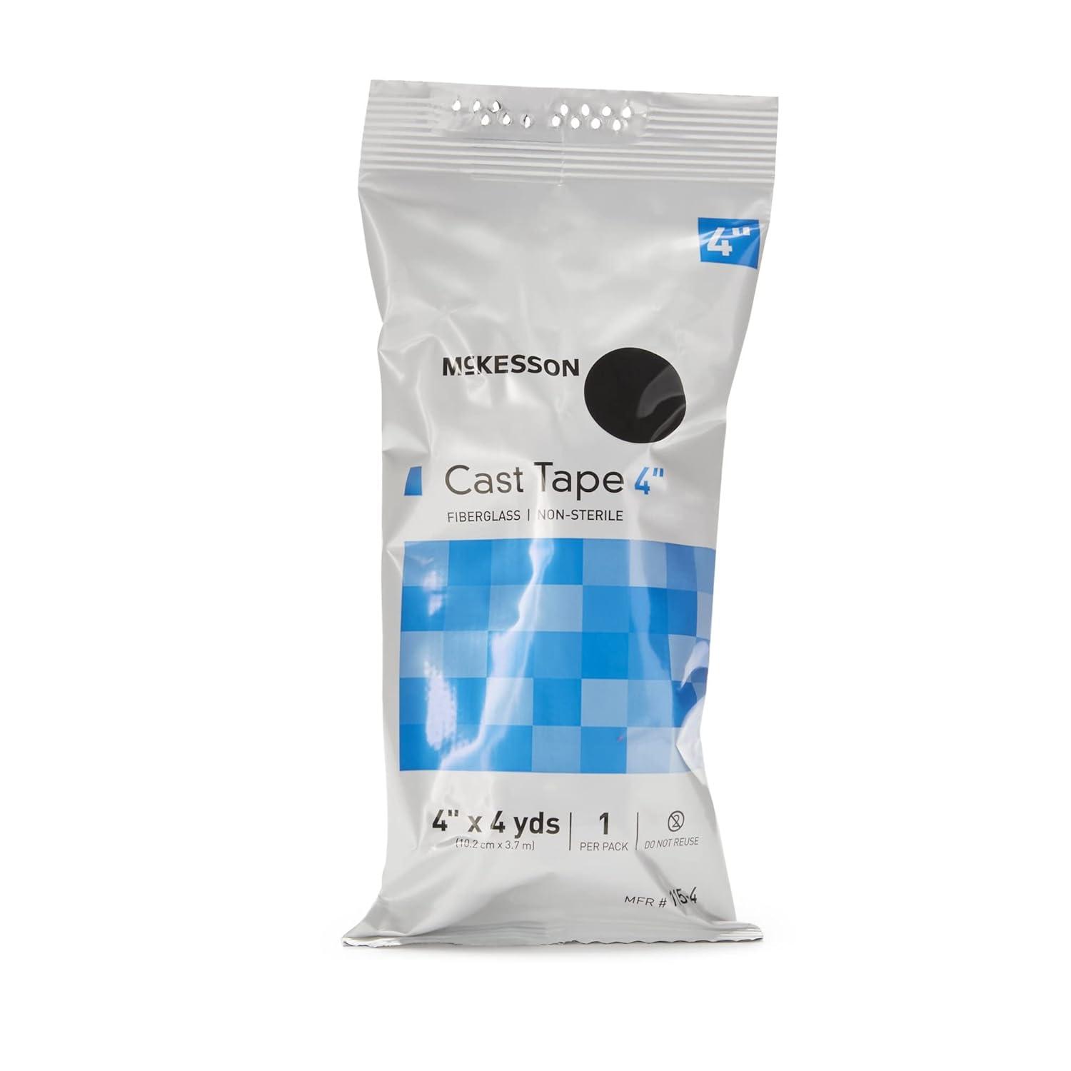 image:imageMcKesson Casting Tape WaterActivated Resin Weight Bearing Cast Tape Black 4 in x 12 ft 1 Count 10 Packs 10 Total