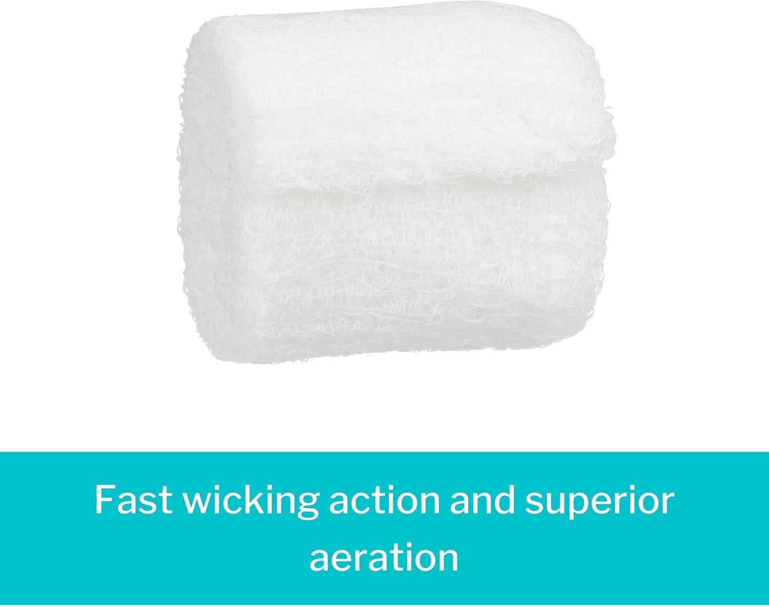 image:imageMcKesson Gauze Bandage Roll 6Ply Absorbent Wound Protection First Aid Wound Care 2 12 in x 3 yd 12 Count