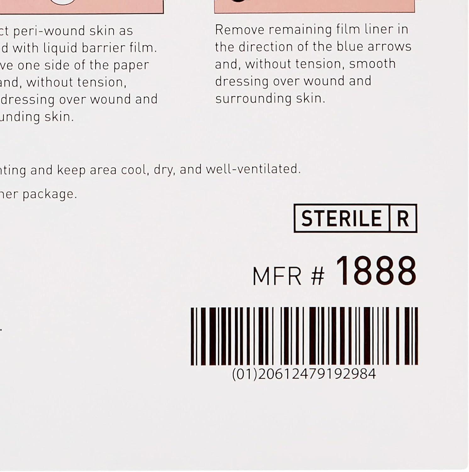 image:imageMcKesson Hydrocolloid Dressing Sterile Sacral Film Backing 5 Dressings SelfAdhesive Sterile Bandage Waterproof Patch for Bed Sore Mild Burn Blister Acne Care 6 in x 7 in6 x 7 Inch