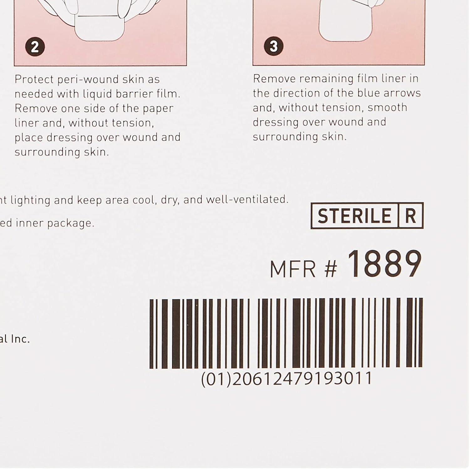 image:imageMcKesson Hydrocolloid Dressings with Foam Backing Sterile 10 Boxes 100 Dressings Total SelfAdhesive Sterile Bandage Waterproof Patch for Bed Sore Mild Burn Blister Acne Care 4 in x 4 in4 x 4 Inch