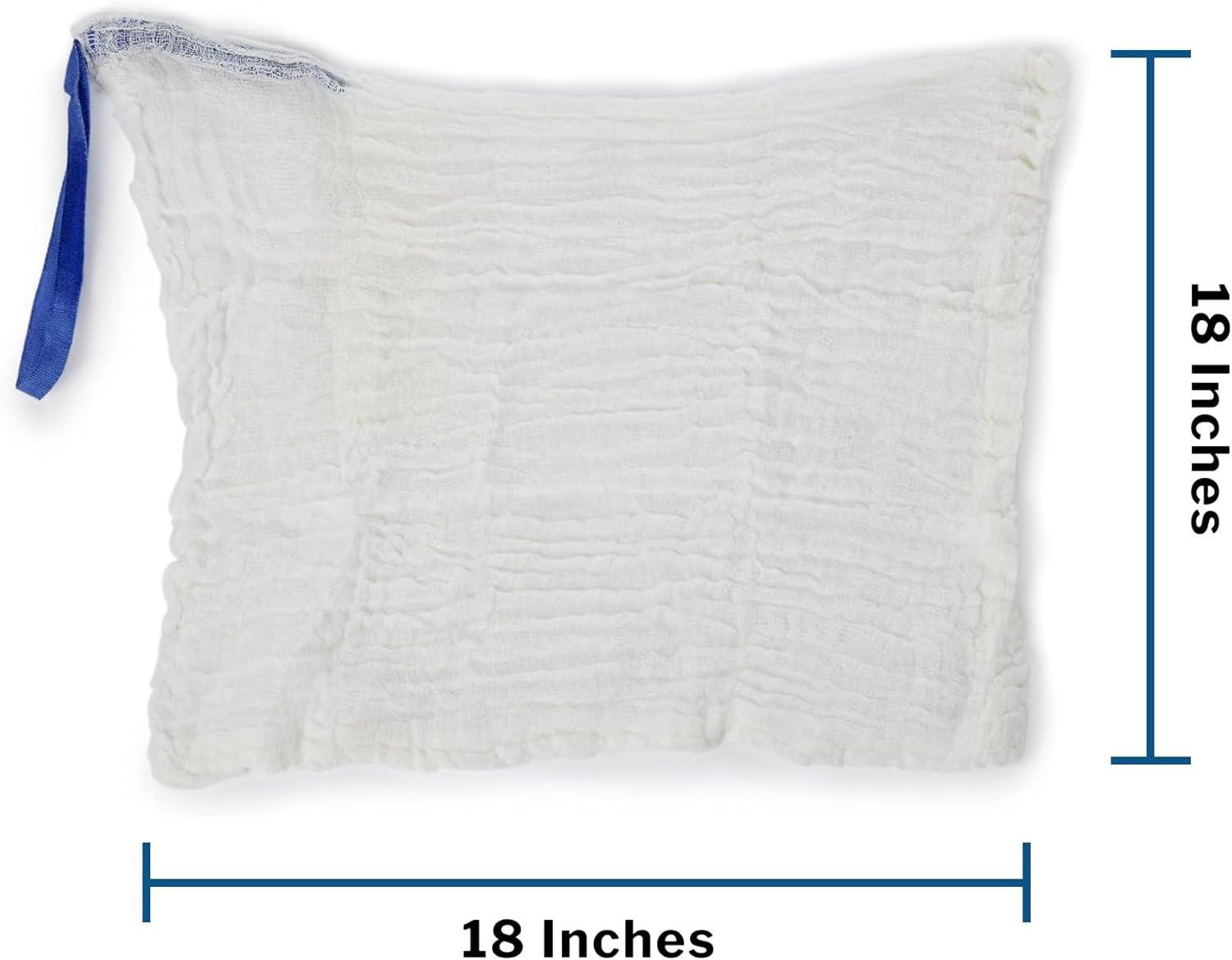 image:imageMcKesson Lap Sponges XRay Detectable Laparotomy Sponge Sterile 18 in x 18 in 5 per Pack 40 Packs 200 Total