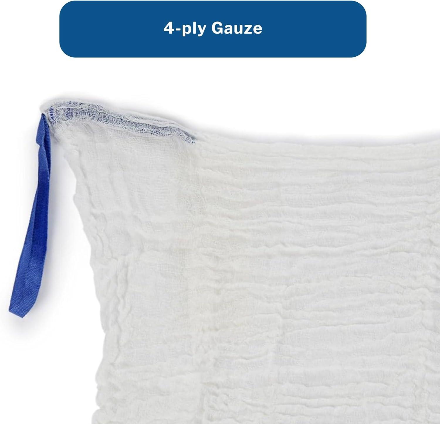 image:imageMcKesson Lap Sponges XRay Detectable Laparotomy Sponge Sterile 18 in x 18 in 5 per Pack 40 Packs 200 Total