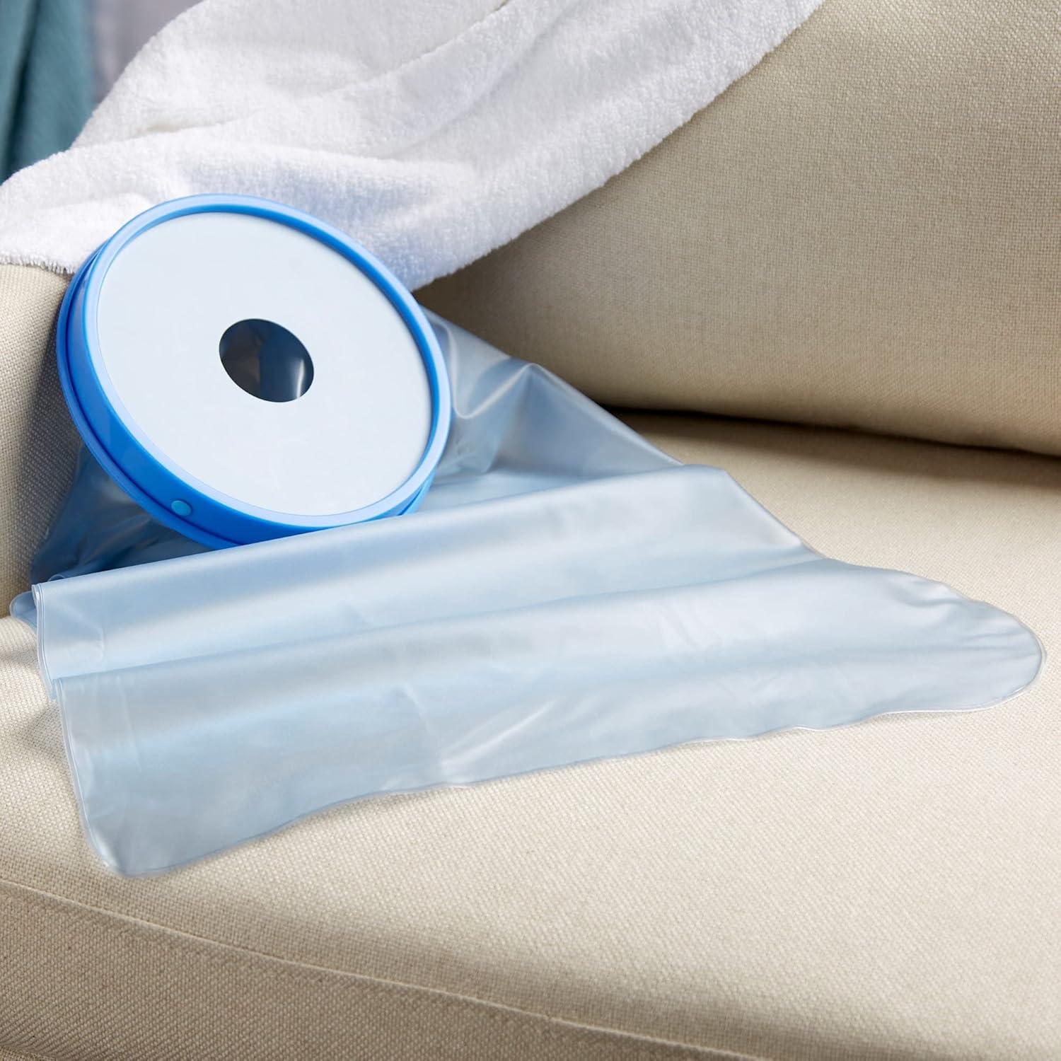 image:imageMcKesson Leg Cast Cover for Short Casts Watertight Bag for Shower and Bathing Reusable Vinyl 24 in 1 Count 1 Pack
