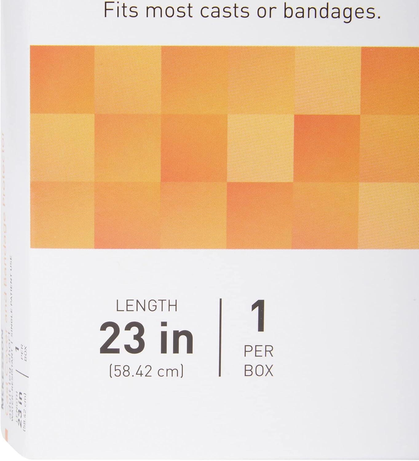 image:imageMcKesson Leg Cast Cover for Short Casts Watertight Bag for Shower and Bathing Reusable Vinyl 24 in 1 Count 1 Pack