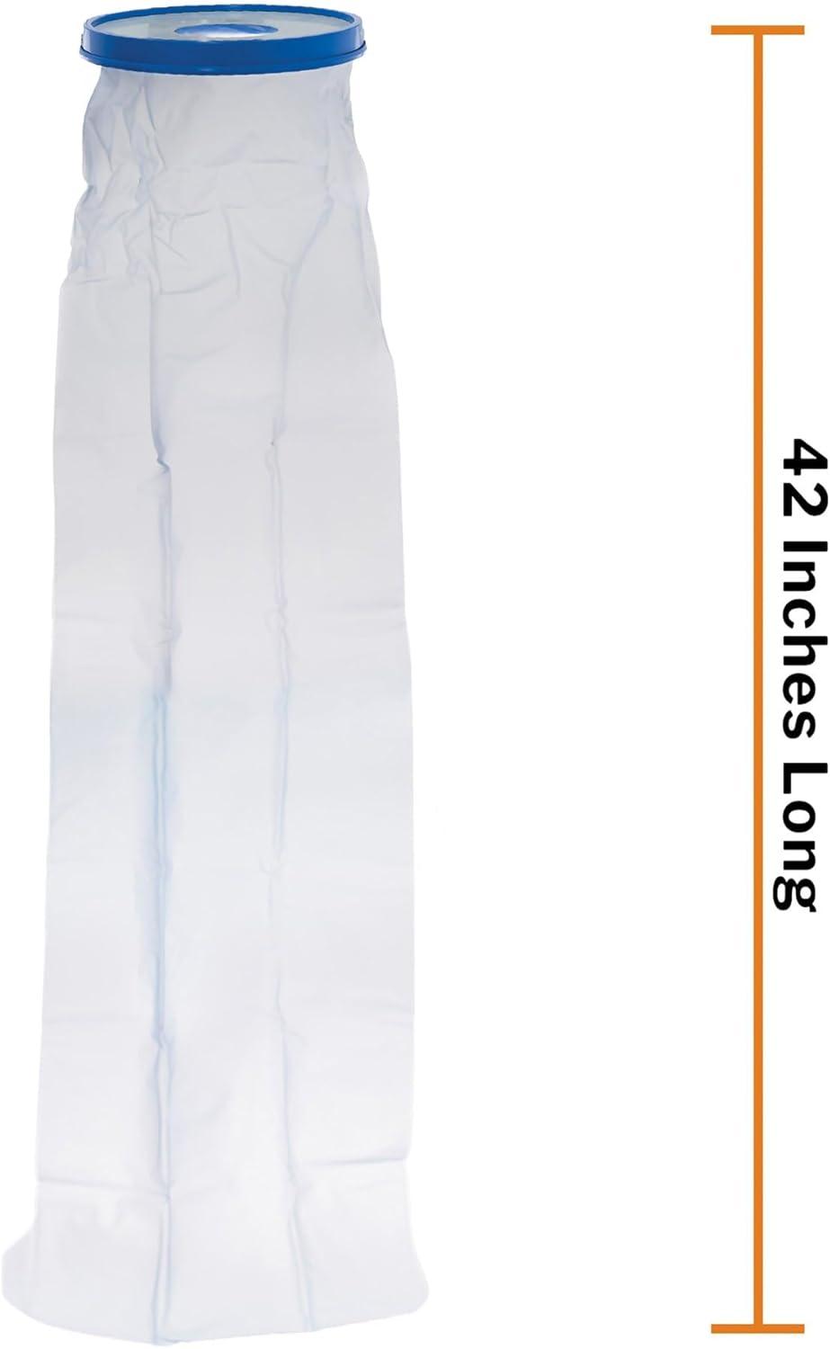 image:imageMcKesson Leg Cast Cover for Shower Watertight Bag for Bathing Broken Legs After Surgery Waterproof Leg Cast Protector 42 in 1 Count 1 Pack