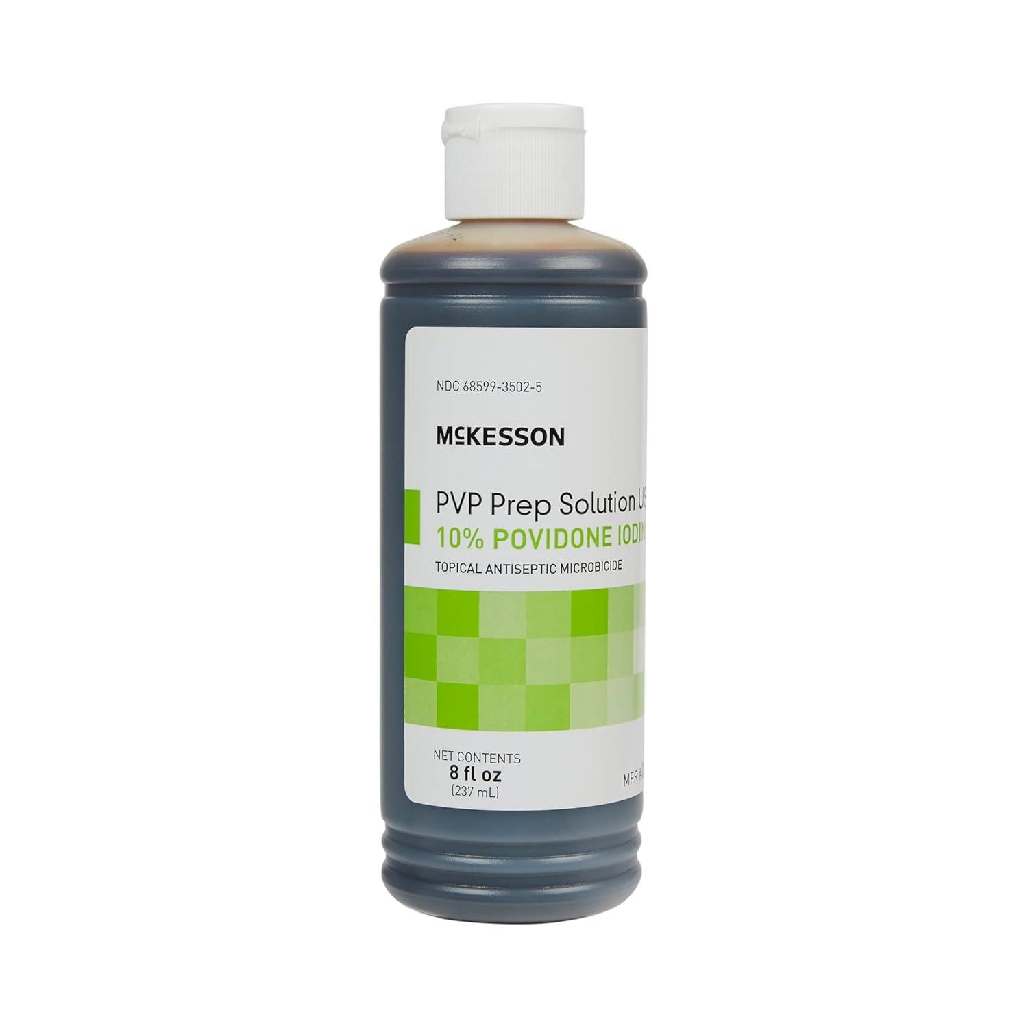 image:imageMcKesson PVP Prep Solution USP 10 PovidoneIodine 4 oz 1 Count8 Fl Oz Pack of 1