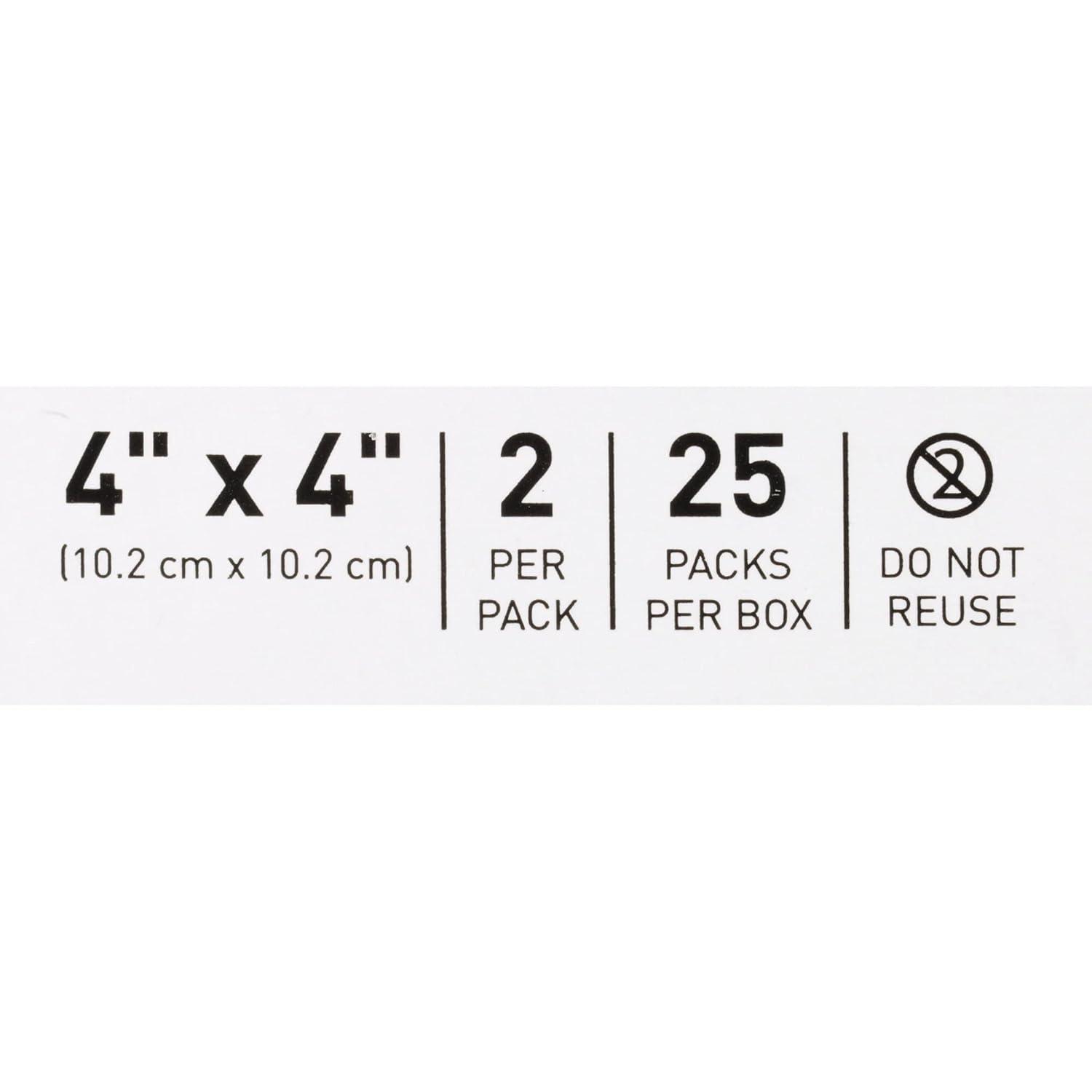 image:imageMcKesson Premium Woven Gauze Sponges Sterile 12Ply USP Type VII 100 Cotton 4 in x 4 in 2 per Pack 600 Packs 1200 Total
