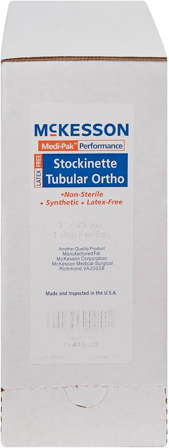 image:imageMcKesson Stockinette NonSterile Polyester Tubular LatexFree 3 in x 25 yds 1 Count 1 Pack