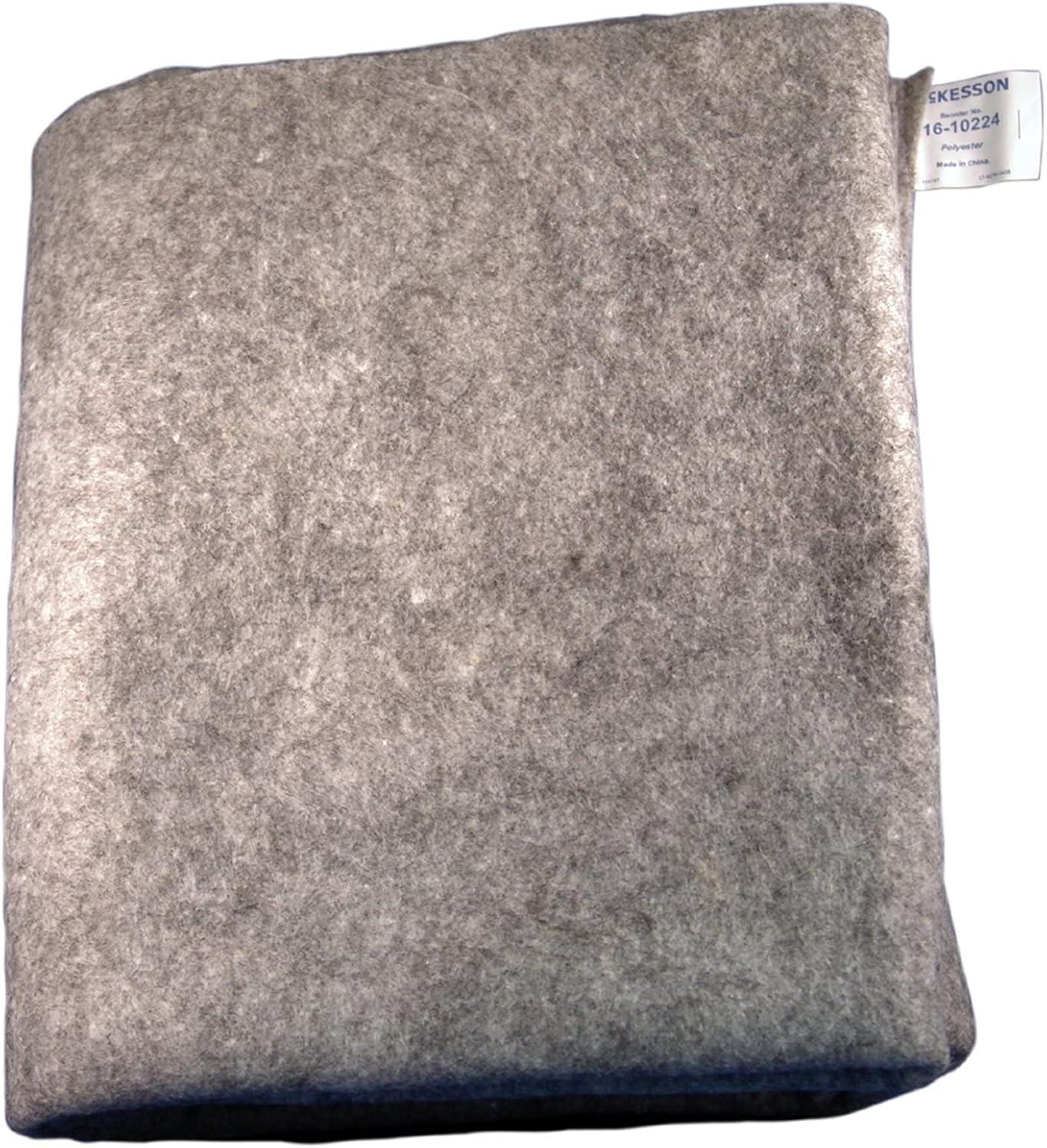 image:imageMcKesson Stretcher Blanket Disposable 100 Polyester Grey 40 in x 80 in 1 Count1 Count