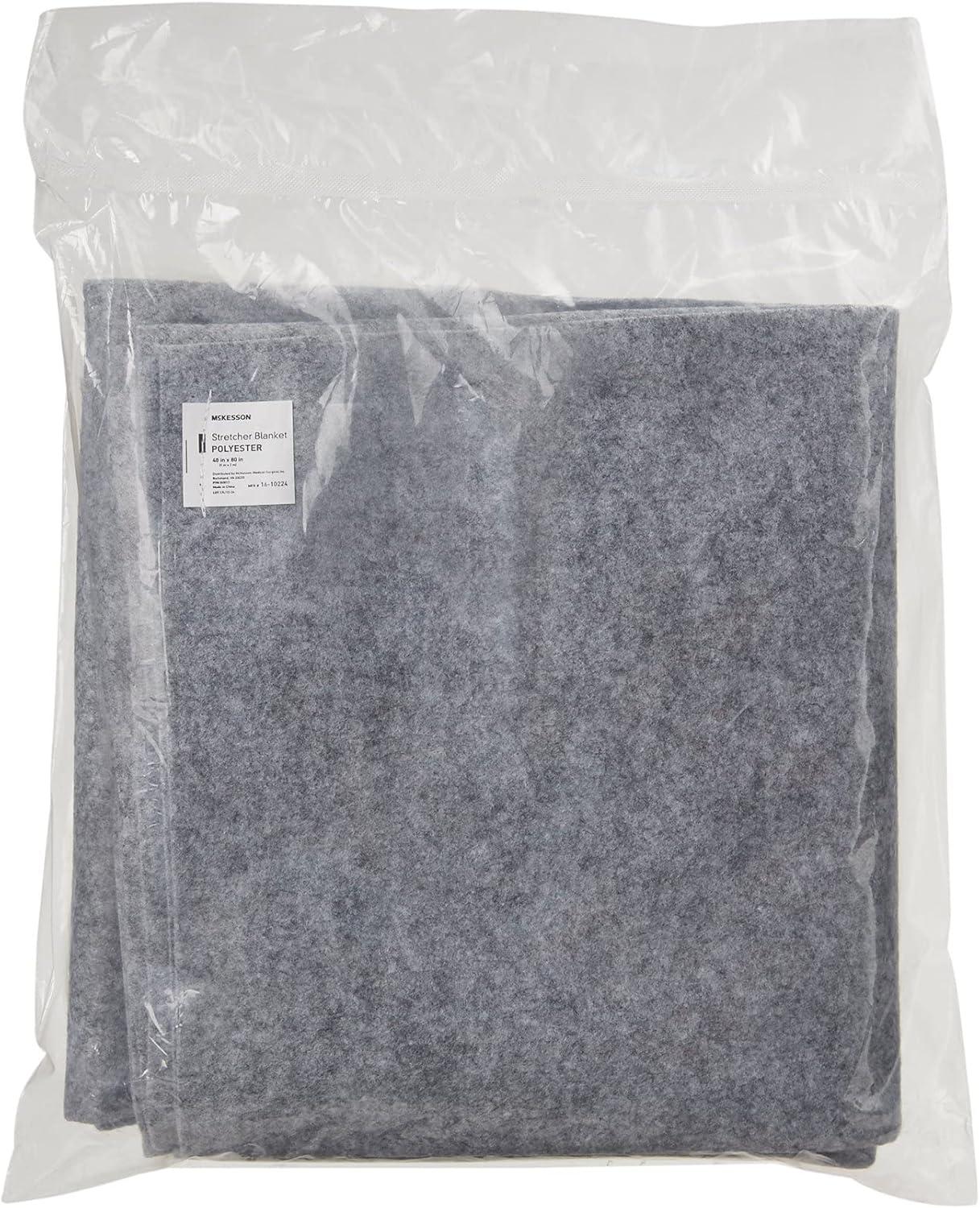 image:imageMcKesson Stretcher Blanket Disposable 100 Polyester Grey 40 in x 80 in 1 Count1 Count