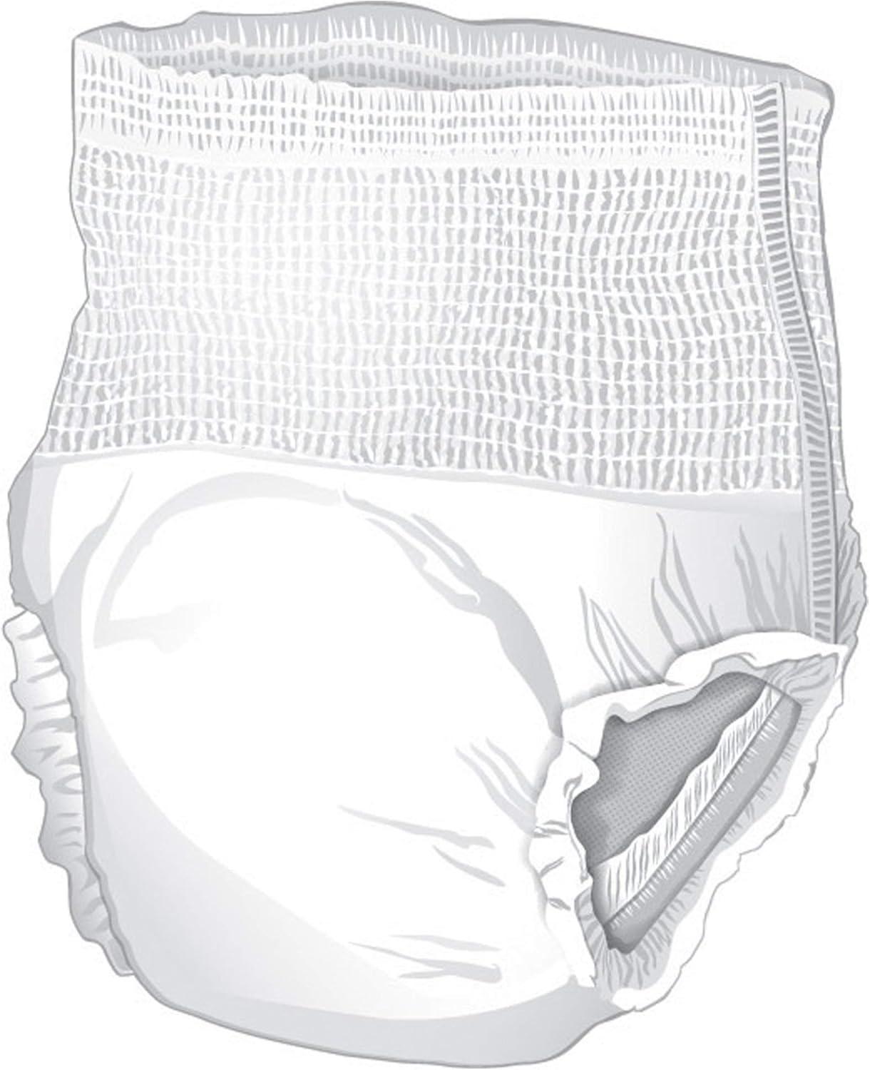 image:imageMcKesson Super Adult Incontinence Underwear 22 Count Moderate Absorbency Small 2034 in Unisex Bladder Leak Protection PullOn Style with TearAway Sides Postpartum and Incontinence SupportXLarge