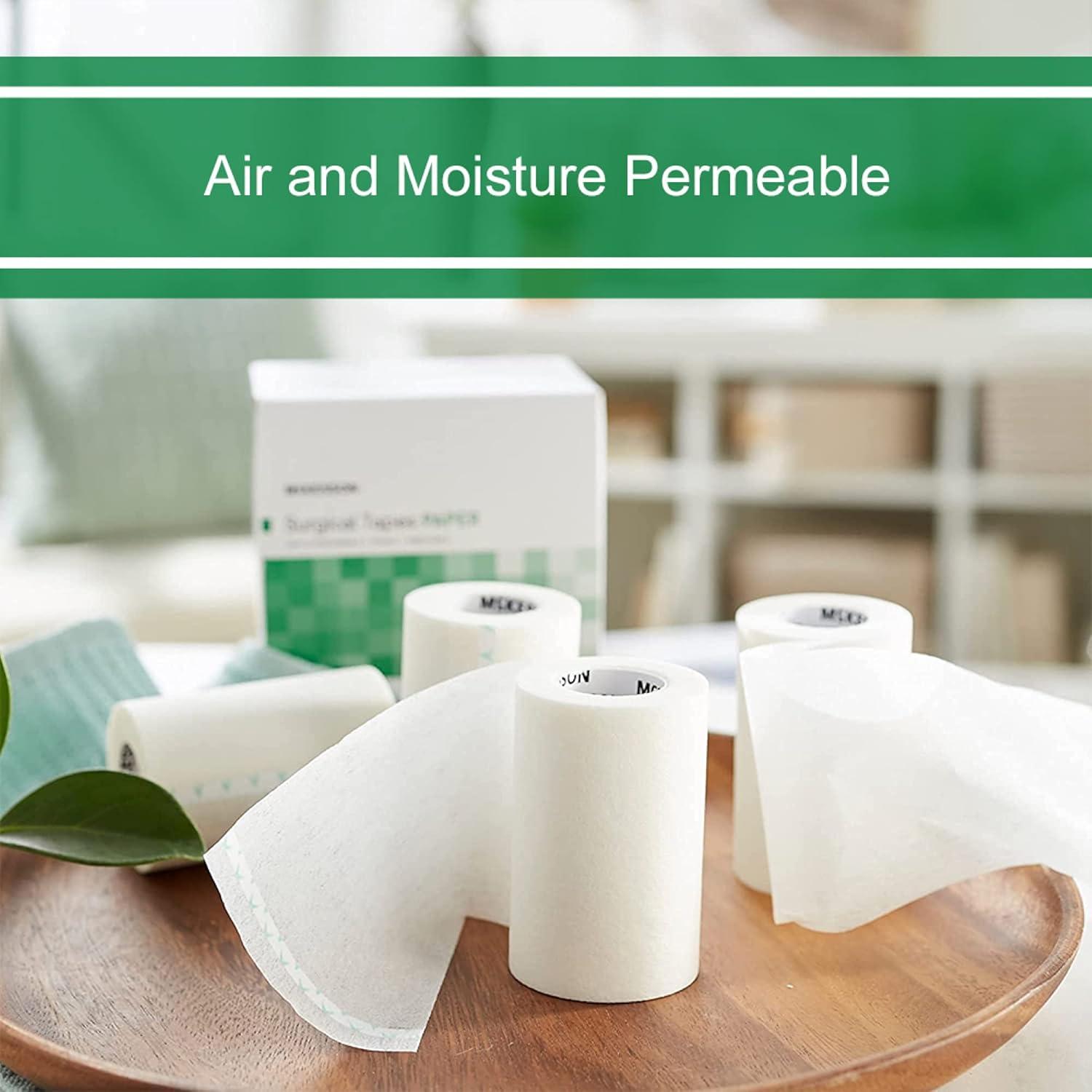 image:imageMcKesson Surgical Tape NonSterile Paper Air and Moisture Permeable 3 in x 10 yds 4 Count3 Inch X 10 Yard