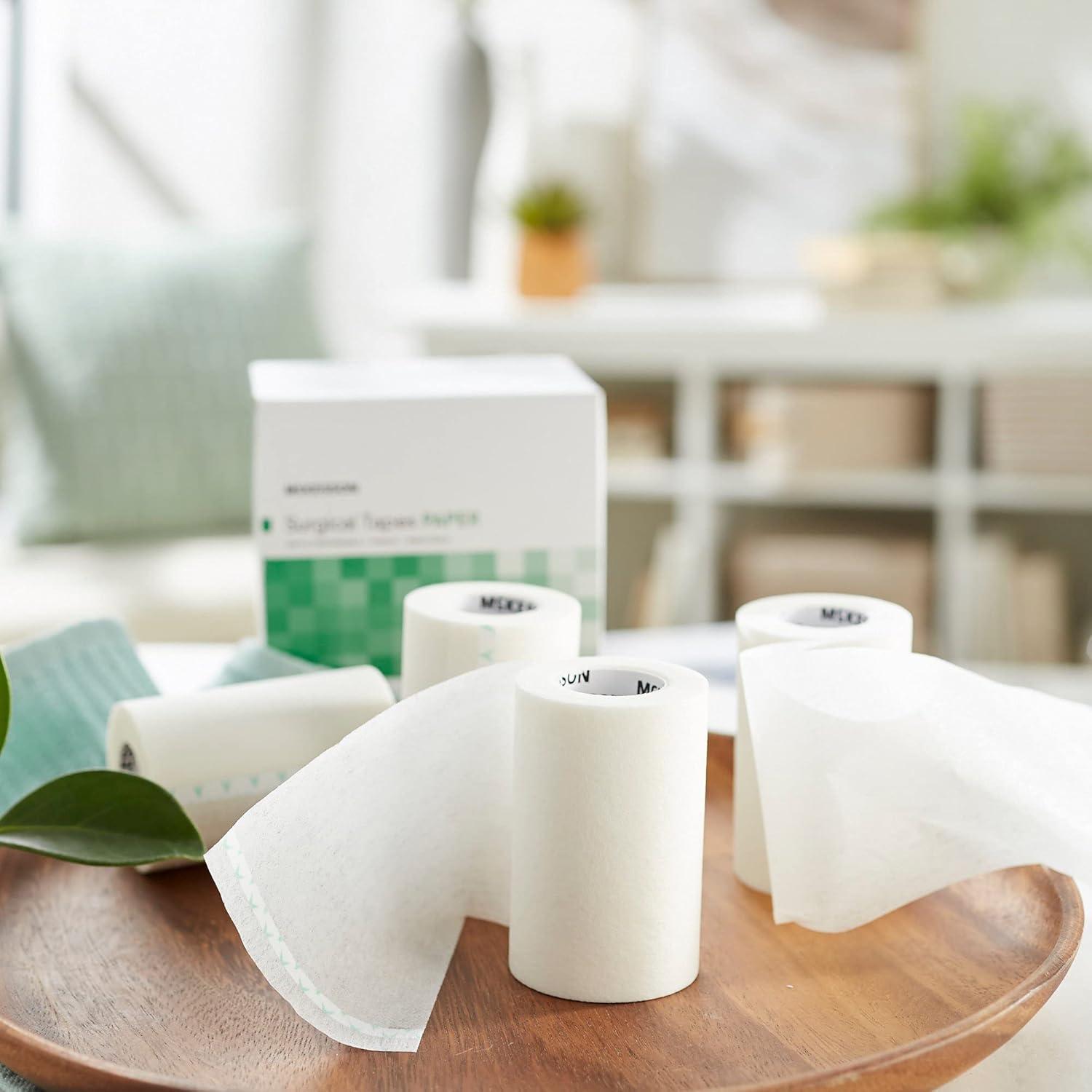 image:imageMcKesson Surgical Tape NonSterile Paper Air and Moisture Permeable 3 in x 10 yds 4 Count3 Inch X 10 Yard