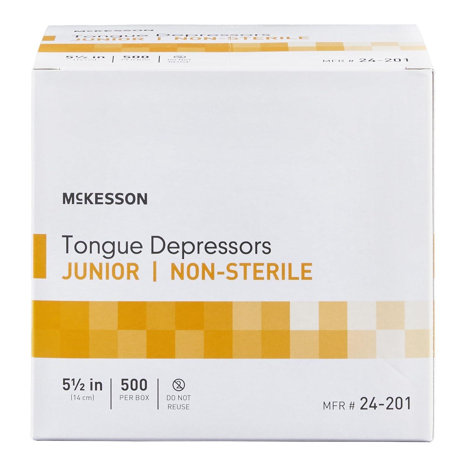 image:imageMcKesson Tongue Depressors 500 Count Adult Size NonSterile Wood Unflavored SplinterFree 6 in Use for Medical Arts Crafts Spa55