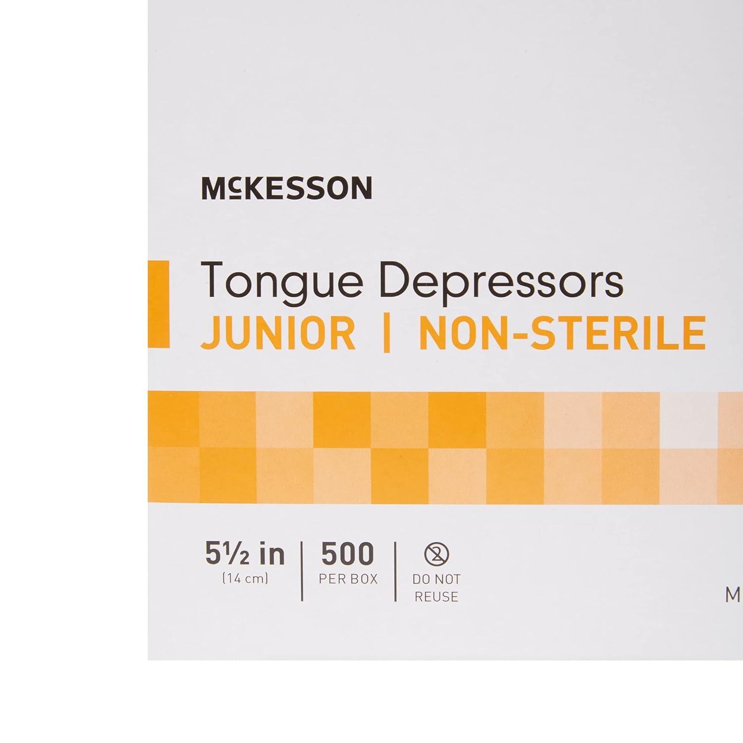 image:imageMcKesson Tongue Depressors 500 Count Adult Size NonSterile Wood Unflavored SplinterFree 6 in Use for Medical Arts Crafts Spa55